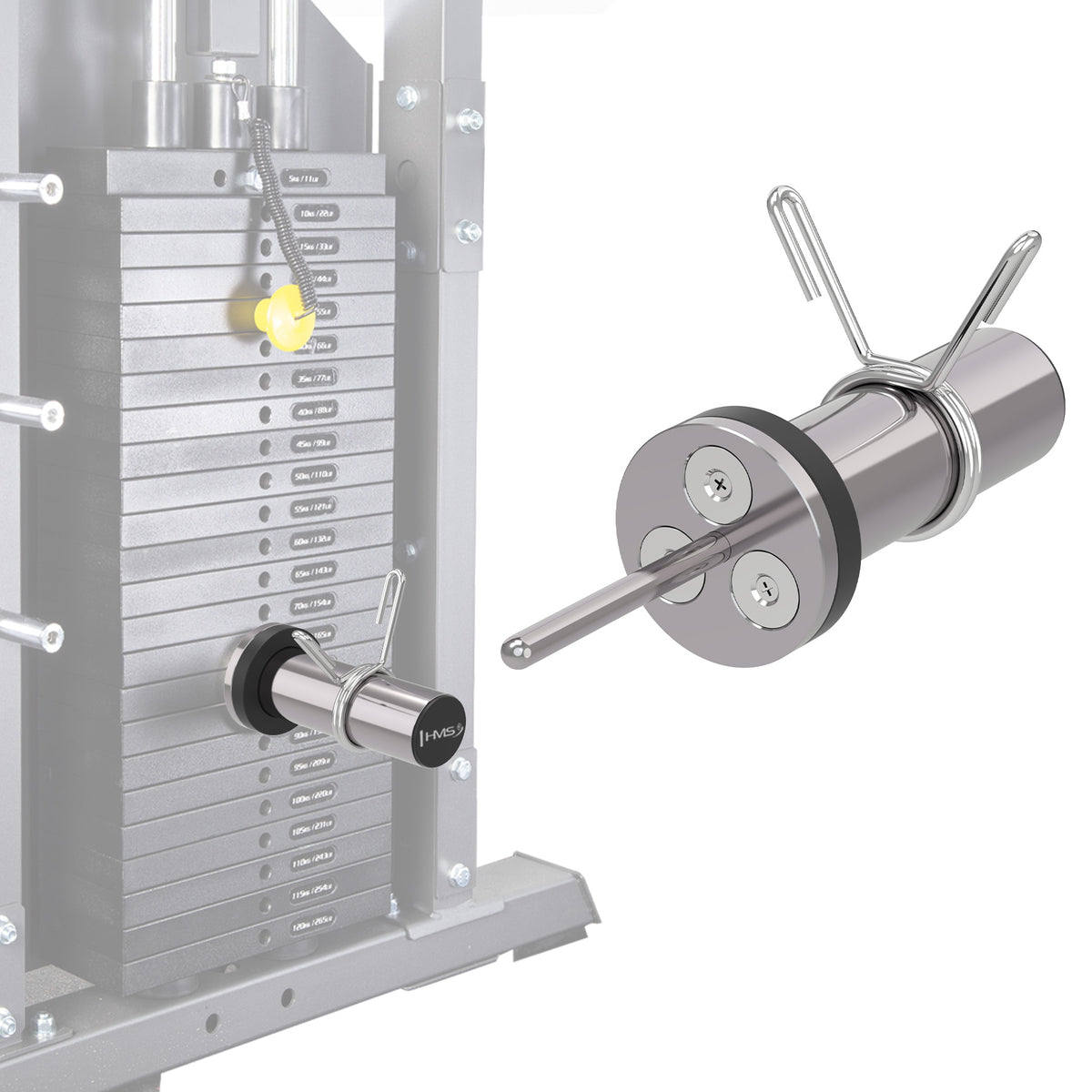 HMS Magnetische Extra Load Pin voor Gewichtenstapel - Tweedekans
