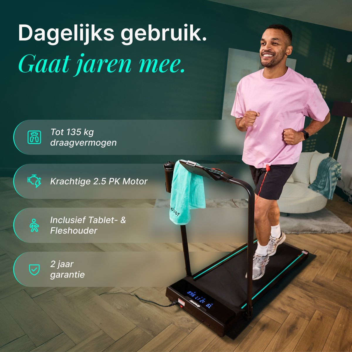 Dreaver Elevate Pro Loopband - Inklapbaar - Voor Thuis - Tweedekans
