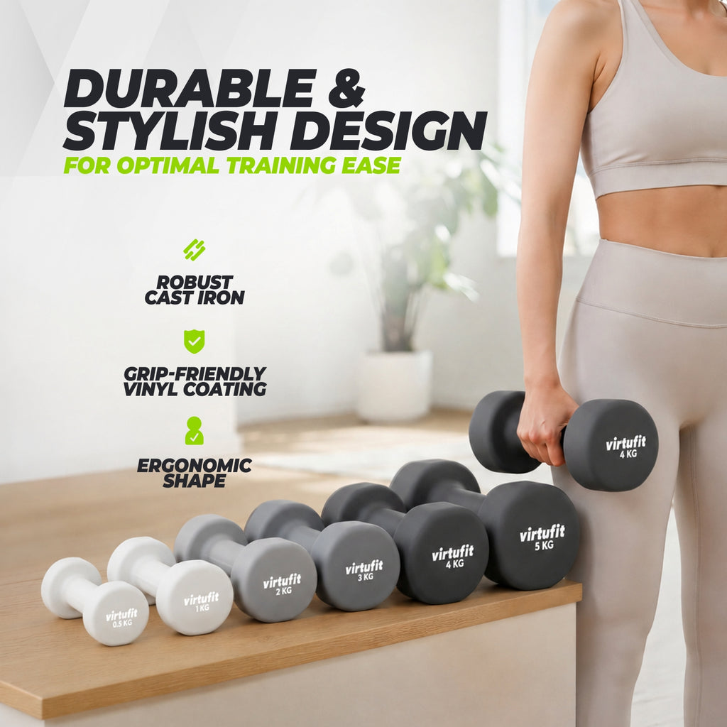VirtuFit Vinyl Dumbbell 2 x 0.5 kg