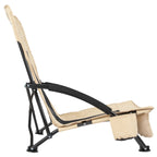 VirtuFit Strandstoel opvouwbaar - Campingstoel - Beige - Tweedekans