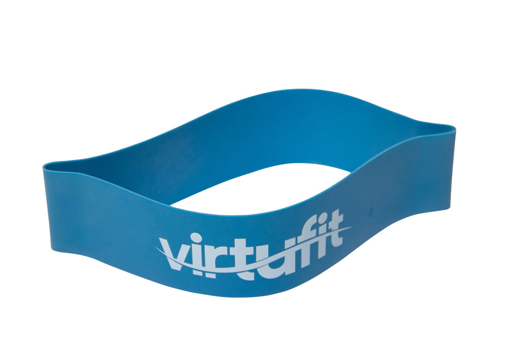 VirtuFit Mini Band - Weerstandsband - Fitness Elastiek - Sterk - Blauw - Tweedekans