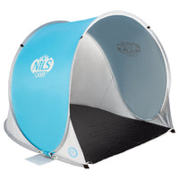 NILS Camp Pop-up Strandtent - Blauw/Grijs
