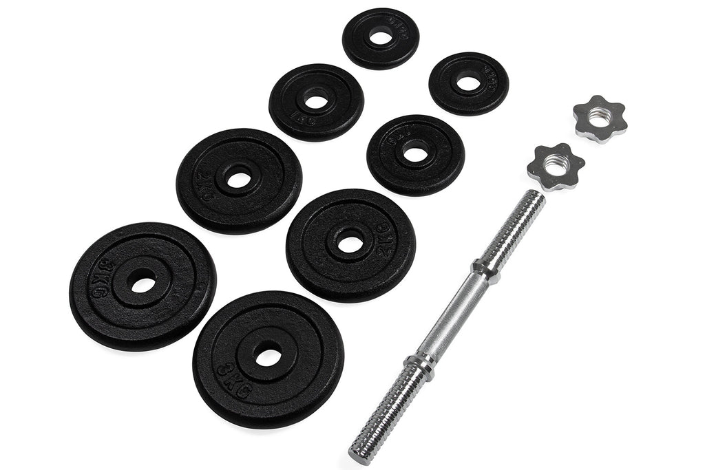 VirtuFit Verstelbare Dumbbellset Pro - Halterset - Gietijzer - 1 x 15 kg - Tweedekans