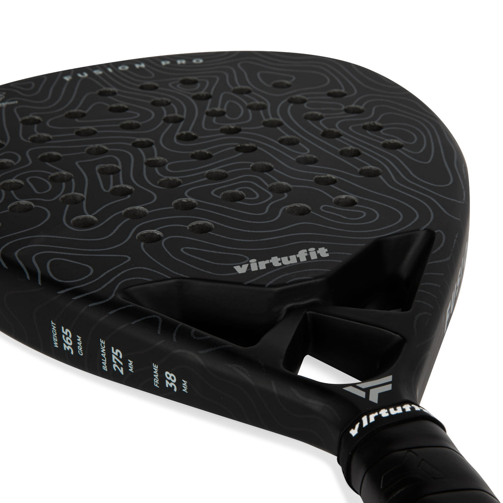 VirtuFit Fusion Pro Padel Racket - Zwart - Grijs