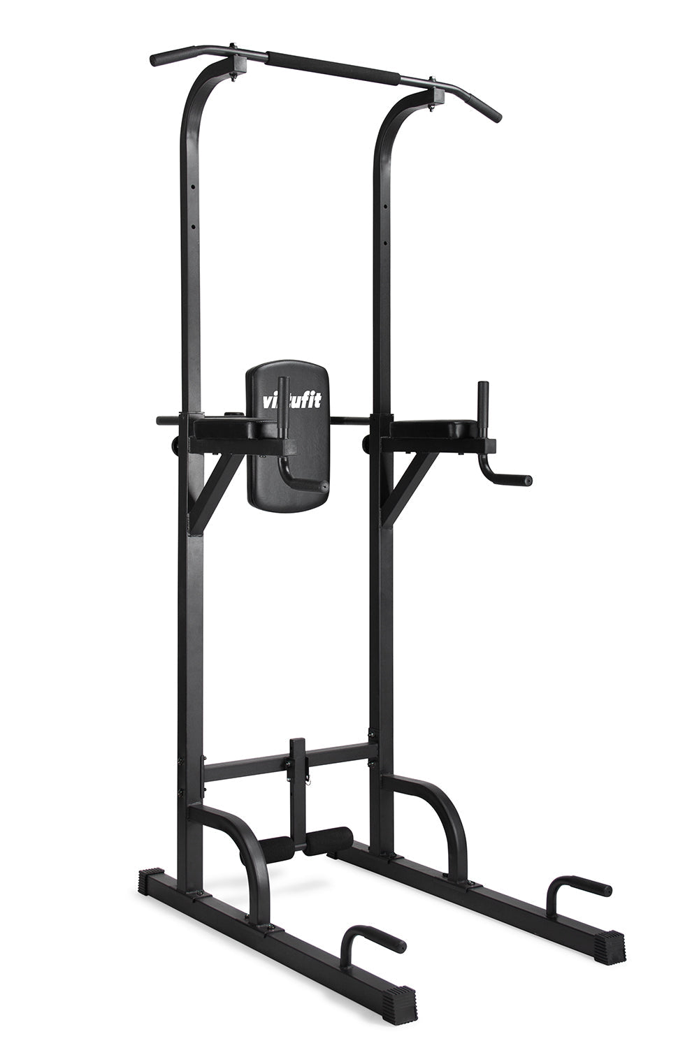 VirtuFit Verstelbare Power Tower - Pull Up & Dip Station - Tweedekans