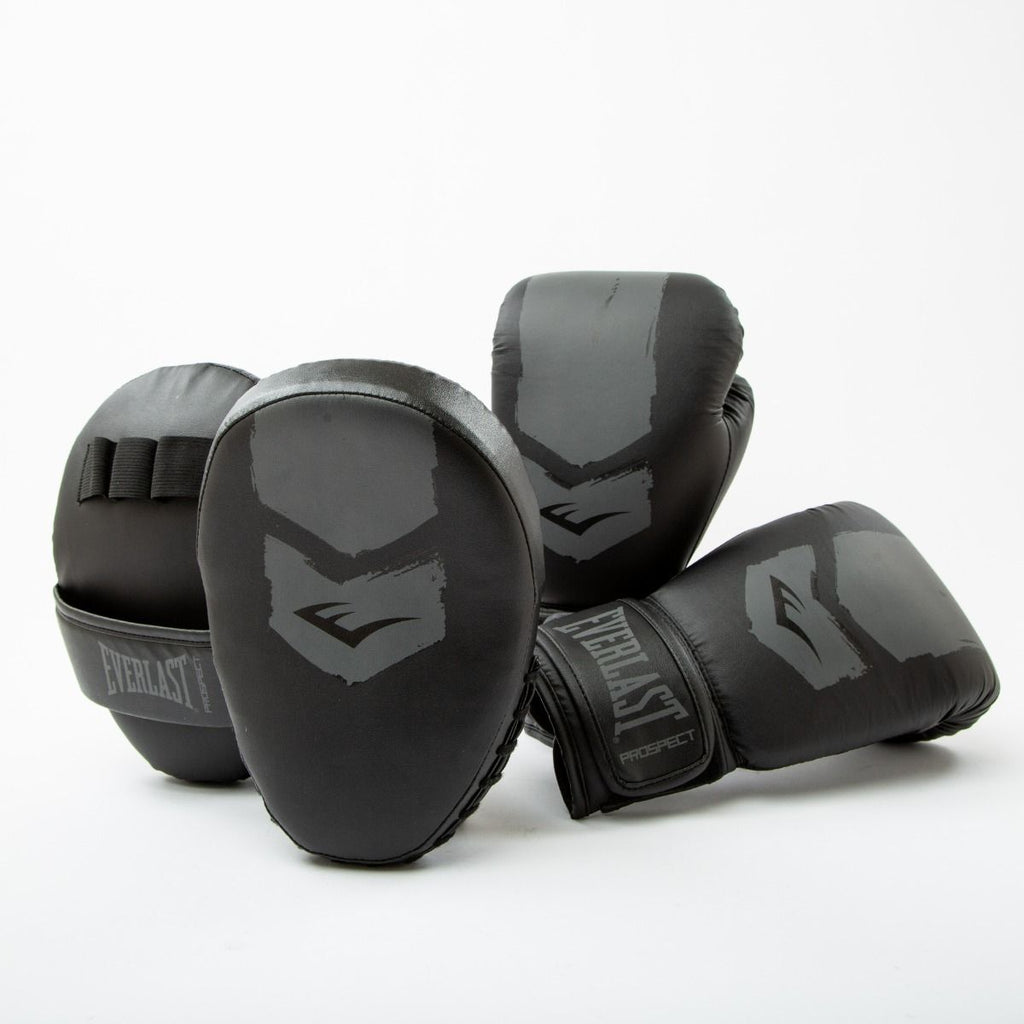 Everlast Prospect 2 Pad Kit - Bokshandschoenen & Pad - Zwart/Grijs - Tweedekans - Hoofdafbeelding