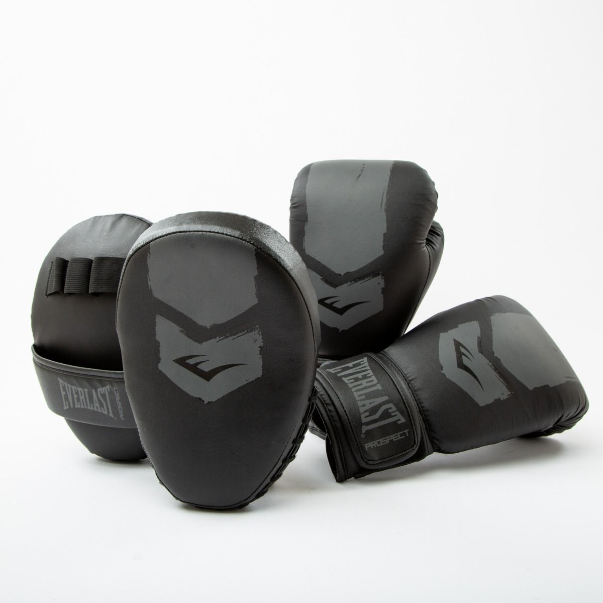 Everlast Prospect 2 Pad Kit - Bokshandschoenen & Pad - Zwart/Grijs - Tweedekans - Hoofdafbeelding