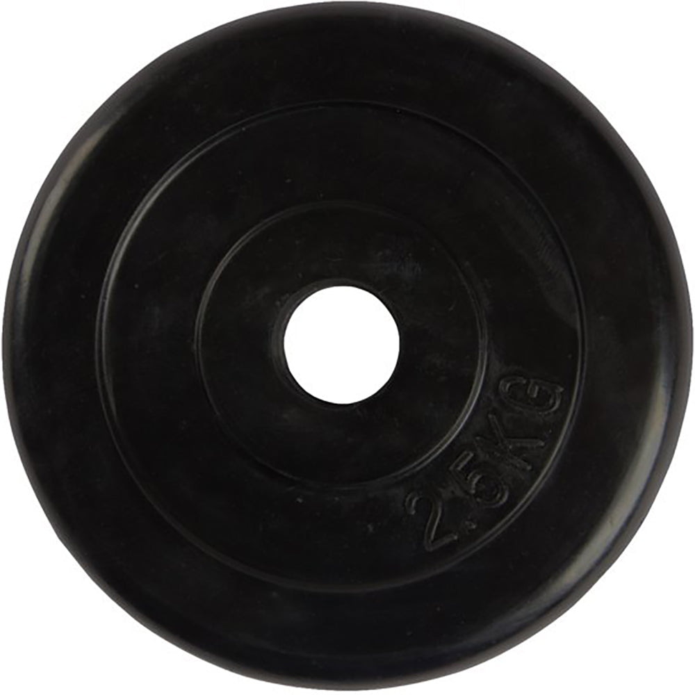 VirtuFit Rubberen Halterschijf - Halter gewicht - 30 mm - 2.5 kg - Tweedekans