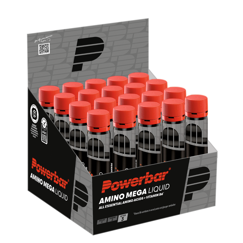 Powerbar Black Line Amino Mega Liquid - 20 x 25 ml Ampullen