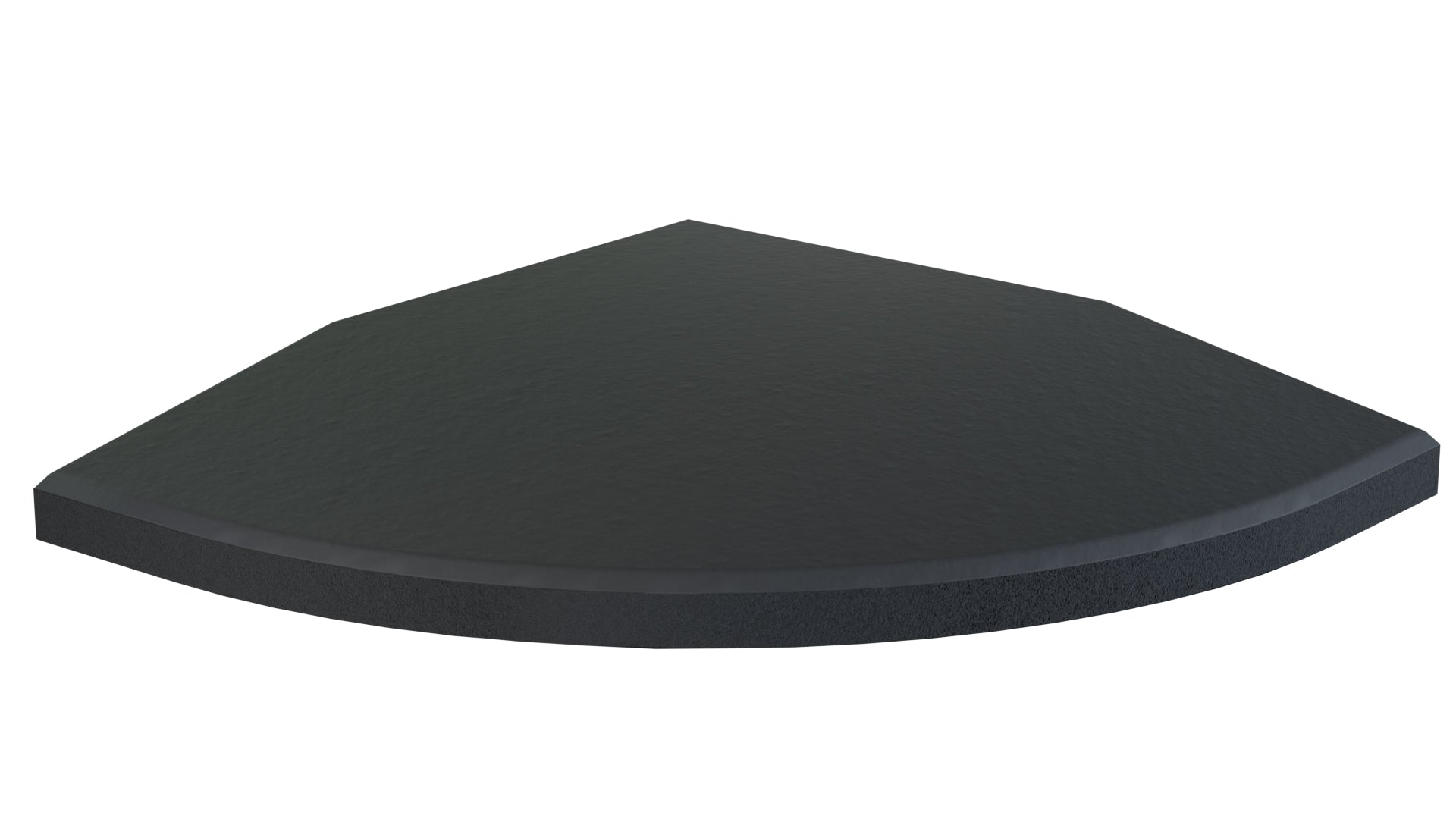 Flow Fitness Hoekprofiel Rubberen Tegel Met Waterdichte SBR-Laag - 20 x 20 x 2 cm - Tweedekans