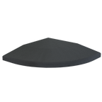 Flow Fitness Hoekprofiel Rubberen Tegel - 20 x 20 x 2 cm - Tweedekans
