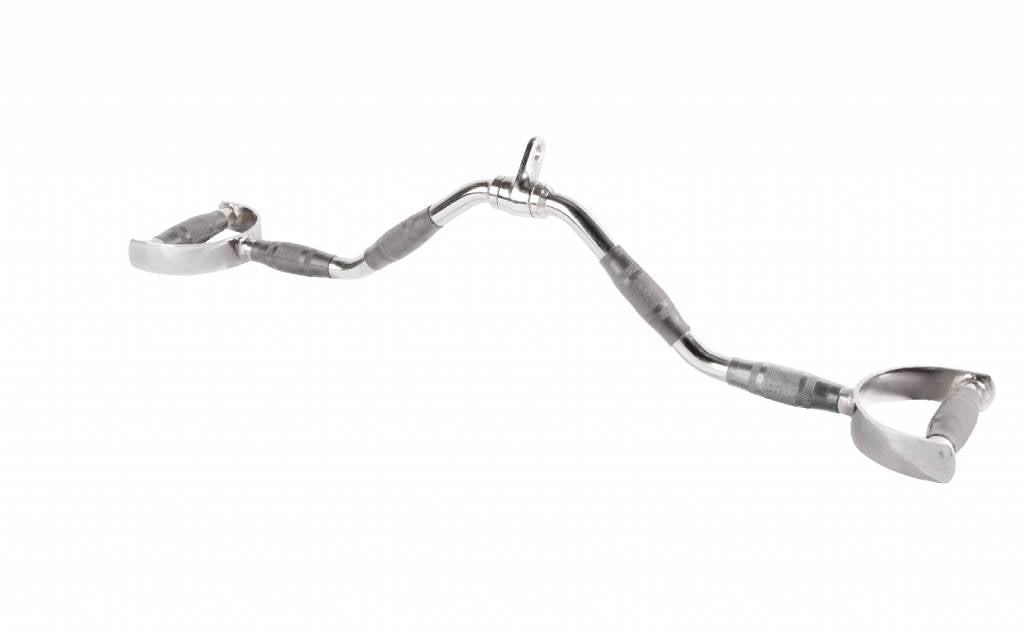 Lifemaxx Pro Angled Lat Bar - Zwart
