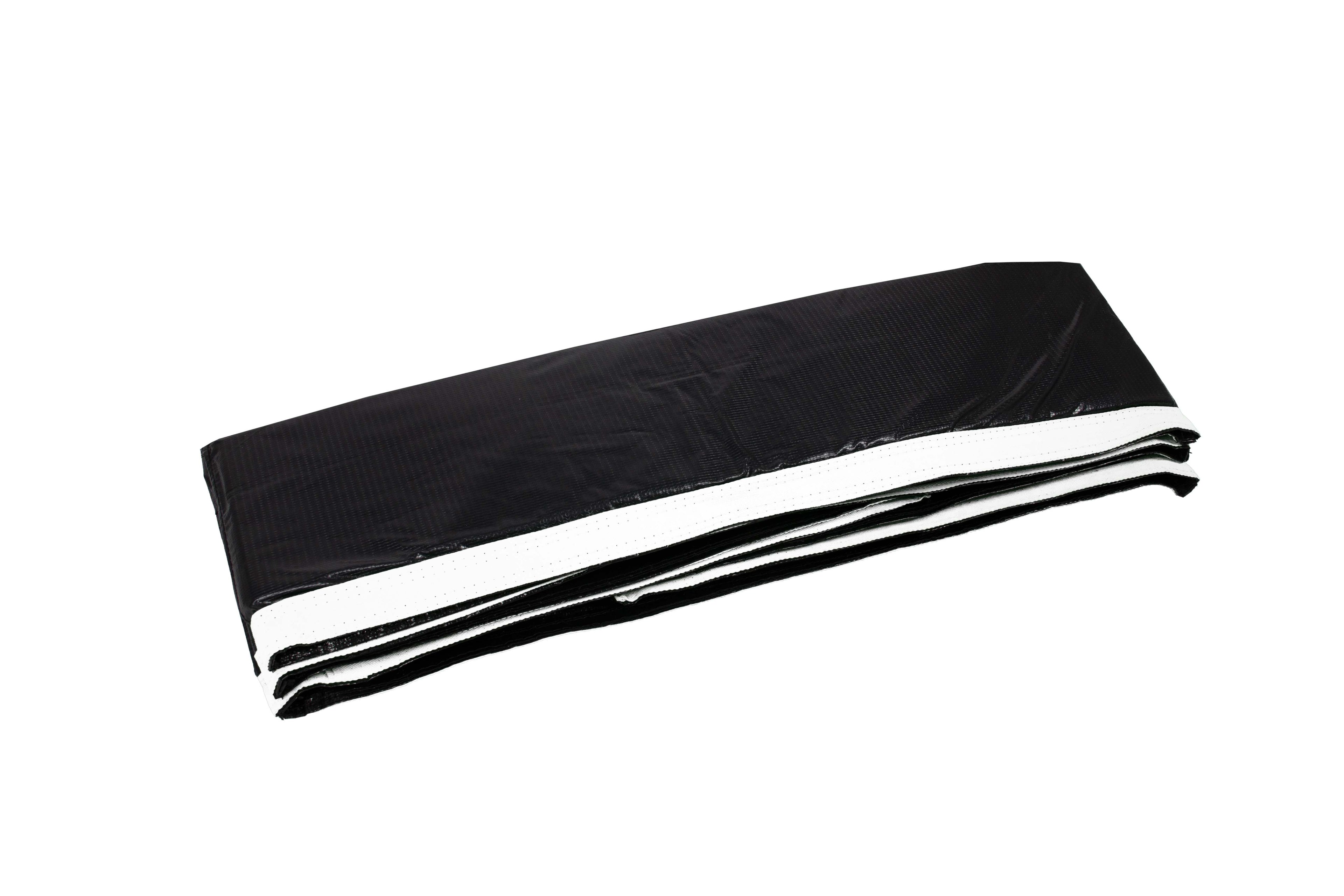 VirtuFit Premium Trampoline Beschermrand - Zwart / Wit - 183 x 274 cm - 25 mm dik - Tweedekans