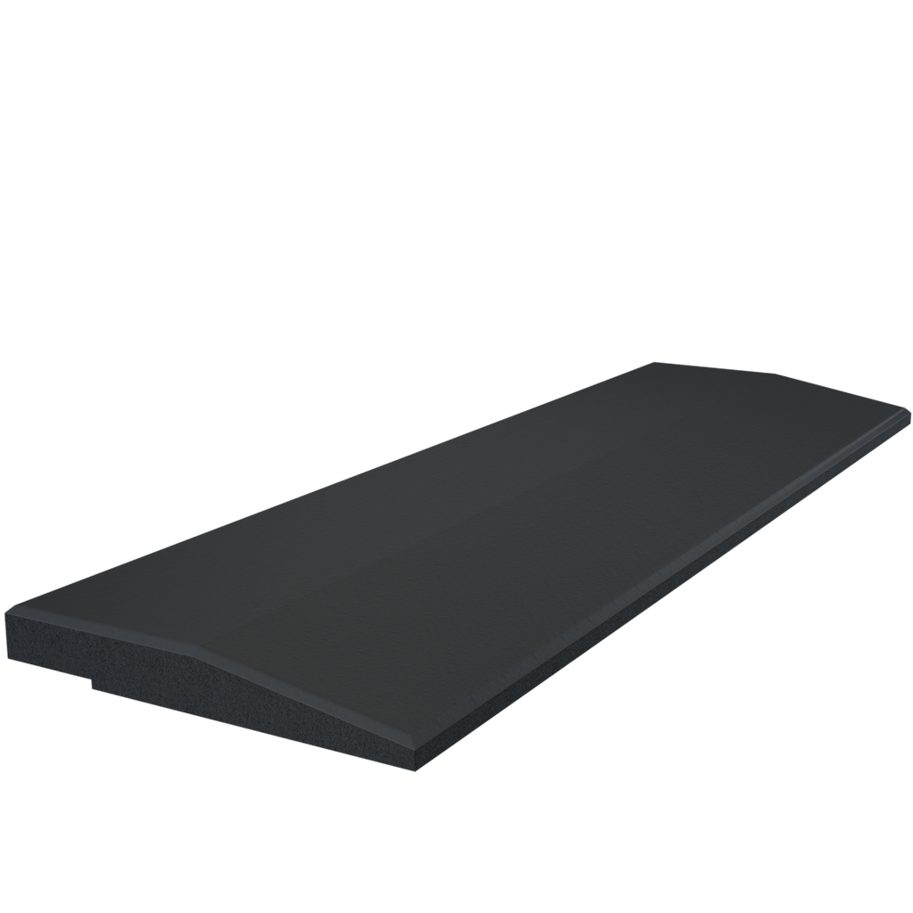 Flow Fitness Oploopprofiel Rubberen Tegel Met Waterdichte SBR-laag - 50 x 15 cm - Tweedekans