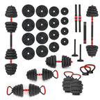 HMS 6-in-1 Krachttraining Set - 30 kg - Hoofdafbeelding