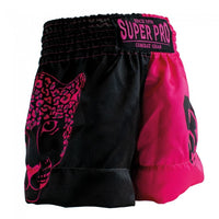 Super Pro Kids (Thai) Boxing Shorts Leopard - Zwart/Roze - Afbeelding 10