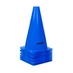 VirtuFit Pionnen Set - 23 cm - 12 Stuks - Blauw - Tweedekans