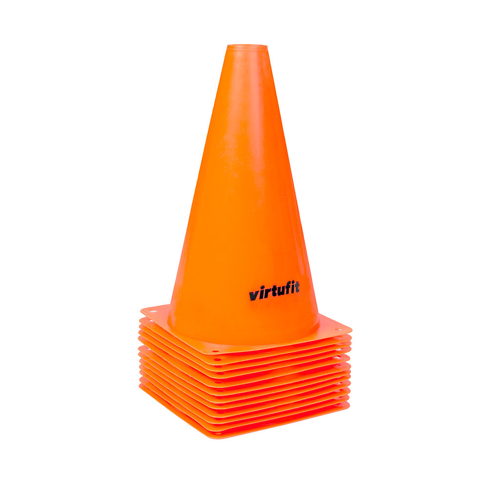 VirtuFit Pionnen Set - 23 cm - 12 Stuks - Oranje - Tweedekans