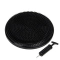 VirtuFit Balanskussen - Wiebelkussen - Air Stepper pad - met Pomp - Zwart - Tweedekans