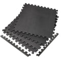 VirtuFit Fitness Puzzelmat – 4-delige Vloermat – 120×120 cm – Zwart - Tweedekans