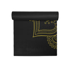VirtuFit Premium Yogamat - 183 x 61 x 0,4 cm - Onyx Black Mandala - Tweedekans