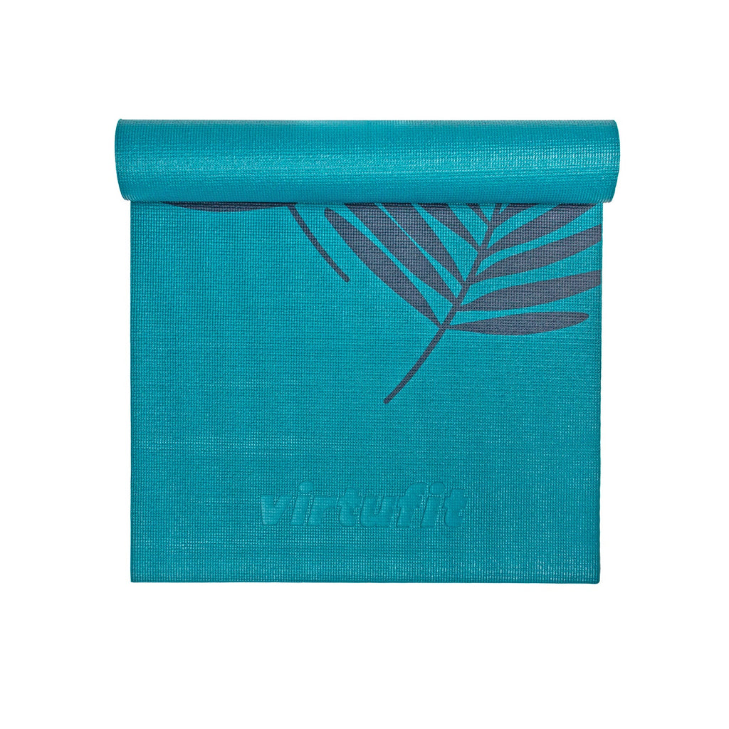 VirtuFit Premium Yogamat - 183 x 61 x 0,4 cm - Ocean Green Forest - Tweedekans