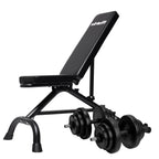 VirtuFit Multifunctionele fitnessbank - Dumbbellset Pro - 2 x 14 kg- Vinyl