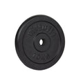 VirtuFit Gietijzeren Halterschijf - Halter gewicht - 30 mm - 10 kg - Zwart - Tweedekans