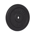 VirtuFit Gietijzeren Halterschijf - Halter gewicht - 30 mm - 15 kg - Zwart - Tweedekans