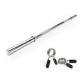 VirtuFit Halterstang - 120 cm - Veerclipsluiting - 30 mm - Tweedekans