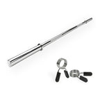 VirtuFit Halterstang - 120 cm - Veerclipsluiting - 30 mm - Tweedekans