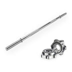 VirtuFit Halterstang - 120 cm - Schroefsluiting - 30 mm - Tweedekans