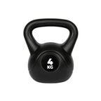 VirtuFit PVC Kettlebell - 4 kg - Zwart - Tweedekans