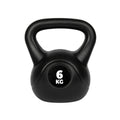 VirtuFit PVC Kettlebell - 6 kg - Zwart - Tweedekans
