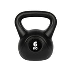 VirtuFit PVC Kettlebell - 6 kg - Zwart - Tweedekans