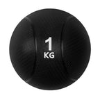 VirtuFit Medicijnbal Pro - Medicine Ball  - 1 kg - Rubber - Zwart - Tweedekans