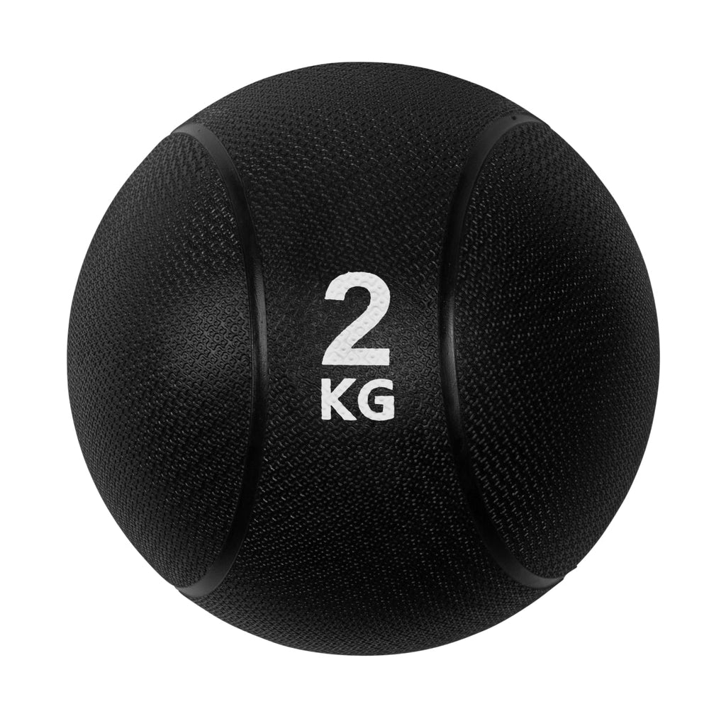 VirtuFit Medicijnbal Pro - Medicine Ball - 2 kg - Rubber - Zwart - Tweedekans