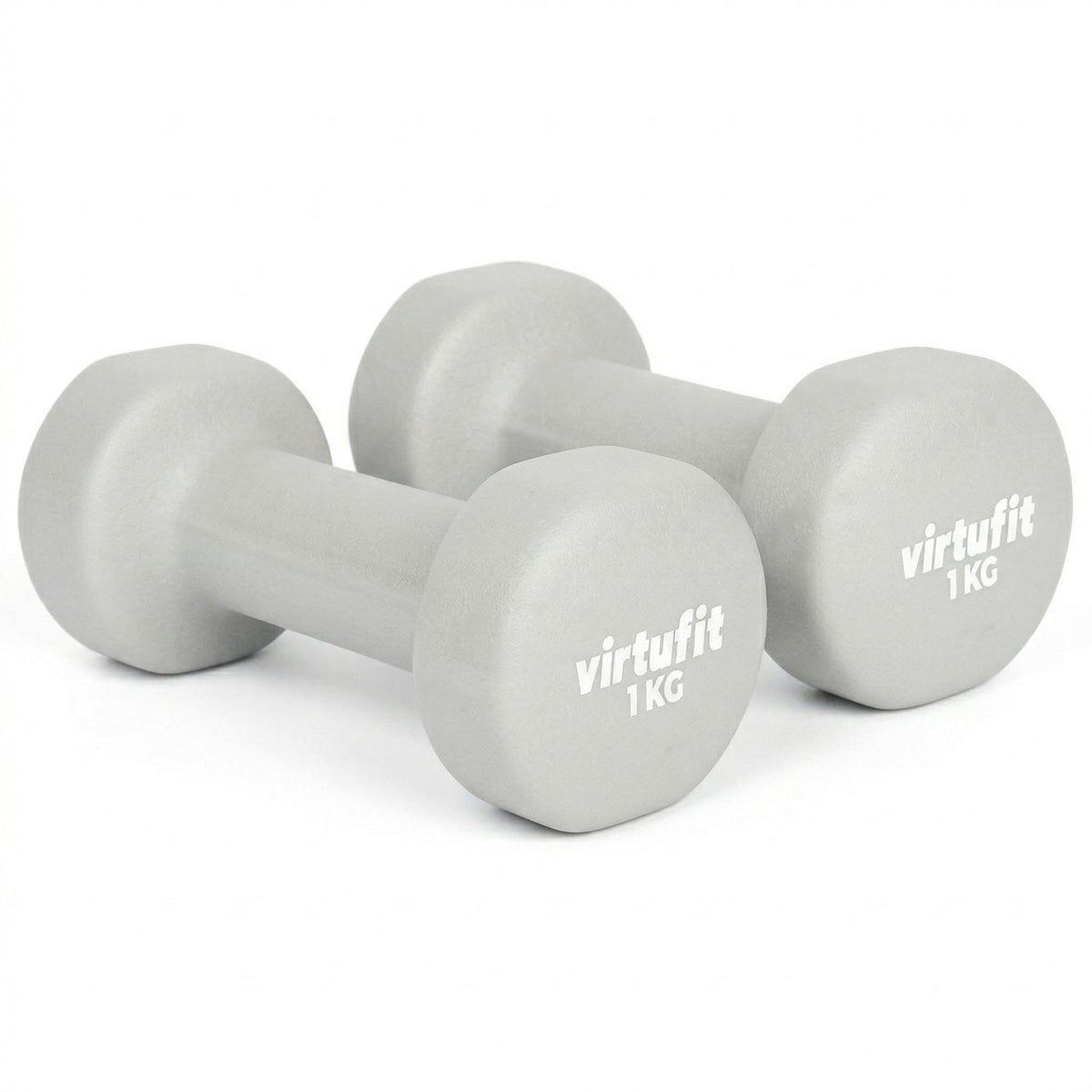 VirtuFit Vinyl Dumbbell Set Pro - 2 x 1 kg - Tweedekans