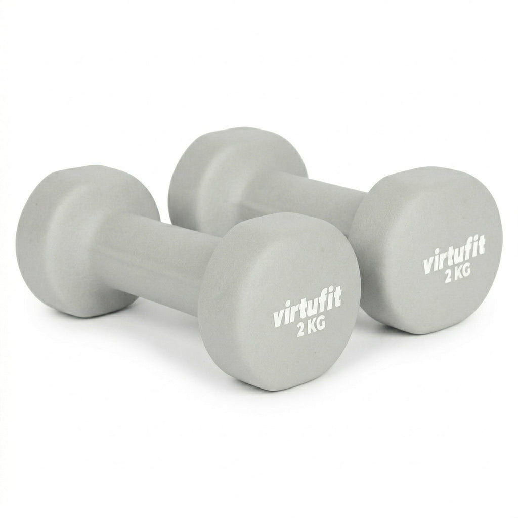 VirtuFit Vinyl Dumbbell Set Pro - 2 x 2 kg - Tweedekans