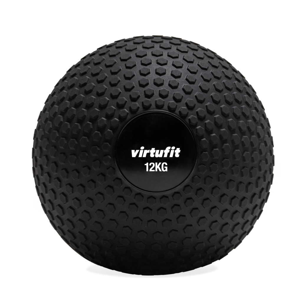 VirtuFit Slam Ball - Fitness Bal - 12 kg - Zwart - Tweedekans