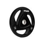 VirtuFit Olympische Rubberen Halterschijf - 10 kg - Tweedekans
