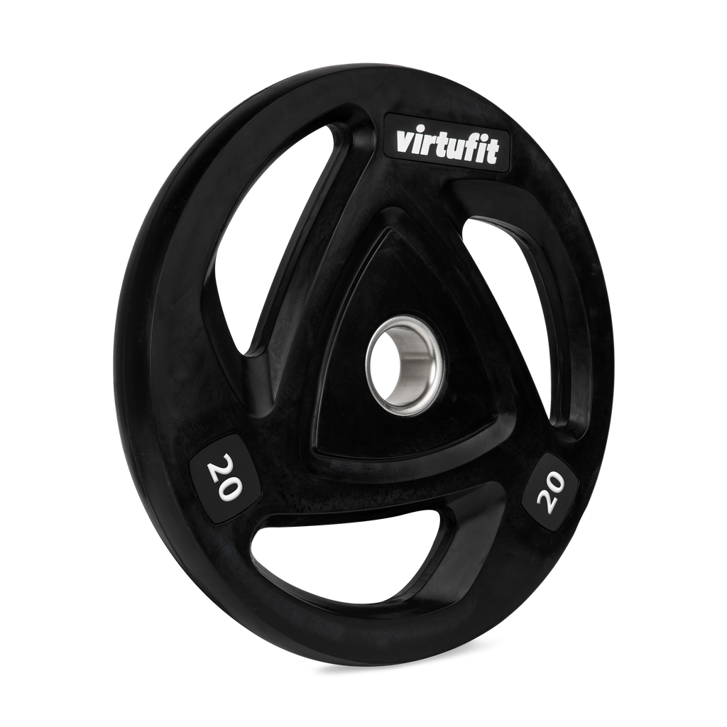 VirtuFit Olympische Rubberen Halterschijf - 20 kg - Tweedekans