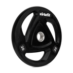VirtuFit Olympische Rubberen Halterschijf - 20 kg - Tweedekans