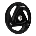 VirtuFit Olympische Rubberen Halterschijf - 25 kg - Tweedekans