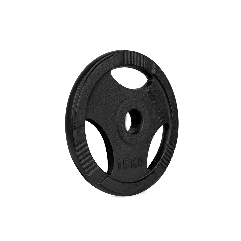 VirtuFit Olympische Gietijzeren Halterschijf - 15 kg - Tweedekans