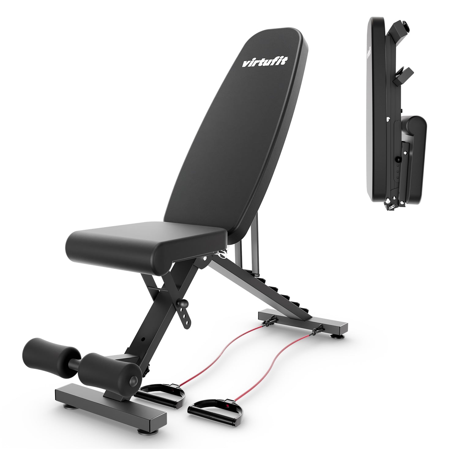 VirtuFit Opvouwbare Verstelbare Fitnessbank FB100 - Tweedekans