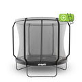 VirtuFit Premium Trampoline met Veiligheidsnet - Zwart - 251 cm - Tweedekans