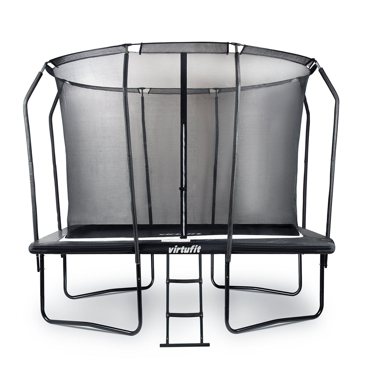 VirtuFit Premium Rechthoekige Trampoline met Veiligheidsnet - Zwart - 183 x 274 cm - Doos 1/3 - Hoofdafbeelding