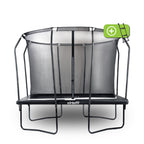 VirtuFit Premium Rechthoekige Trampoline met Veiligheidsnet - Zwart - 183 x 274 cm - Gratis trap - Tweedekans