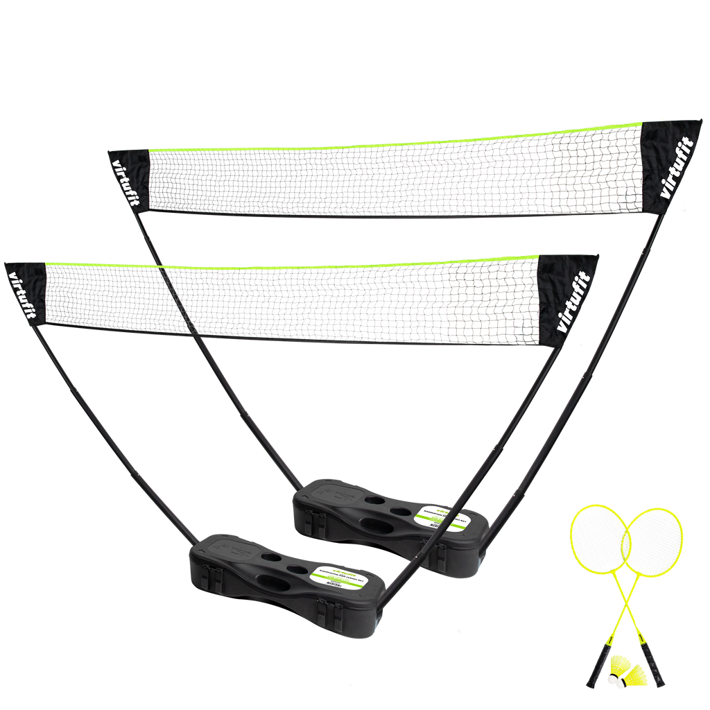 VirtuFit 2-in-1 Portable Badminton- en Tennisset - Inclusief koffer en rackets - Tweedekans
